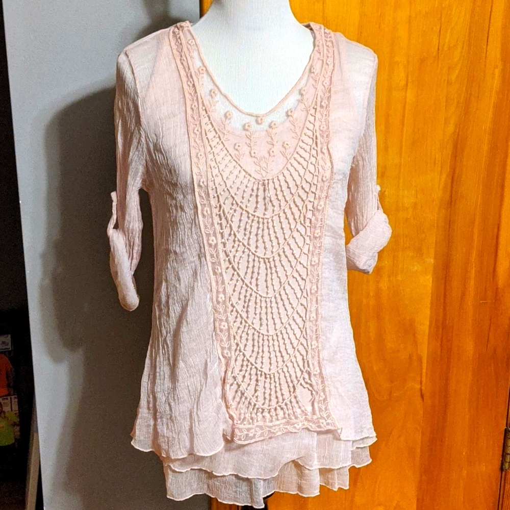 Blush tone shirt